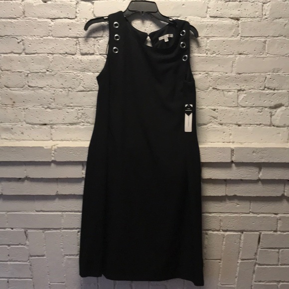 Sandra Darren Crepe Black Dress - Picture 3 of 5
